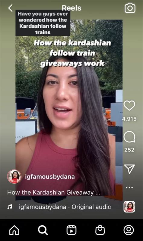 The video (for those w/o IG) the Kardashian Scam 